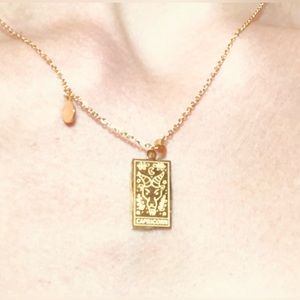 Capricorn • 18K Gold Plated Necklace 410+65mm Chain NWT